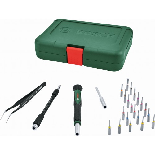 BOSCH 24-dielna súprava presného bitového skrutkovača 1600A039HT