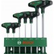 BOSCH 7-dielna súprava imbusových skrutkovačov s rukoväťou v tvare T 1600A039J1