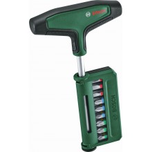 BOSCH 19-dielna súprava bitového skrutkovača s rukoväťou v tvare T 1600A039J3