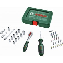 BOSCH 37-dielna račňová súprava 1/4” 1600A039J6