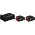BOSCH 2x GBA 18V 5.0Ah + GAL 12V/18V-80 PROFESSIONAL Súprava nabíjačky akumulát 1600A03CH1