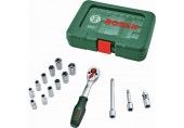 BOSCH 15-dielna račňová súprava 1/4” 1600A03EG1