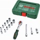BOSCH 15-dielna račňová súprava 1/4” 1600A03EG1