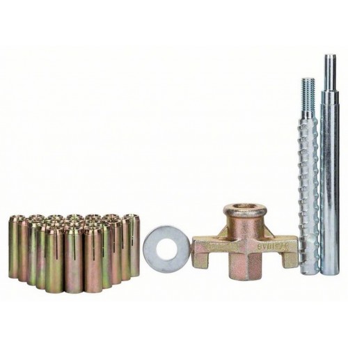 BOSCH 27dílná sada upevňovacích pomôcok do betónu 2607000744