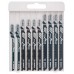 BOSCH 10-dielna sada pílových listov do priamočiarych píl Basic for Wood 2607010629