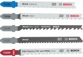 BOSCH Sada pílových listov do priamočiarej píly Multi Material, 5 ks 2607012075