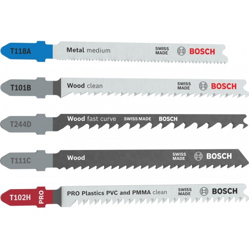 BOSCH Sada pílových listov do priamočiarej píly Multi Material, 5 ks 2607012075