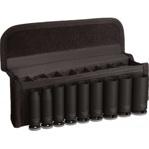 BOSCH Sada PRE Impact Socket Set, ?”, hlboké, 9 ks 2608003037