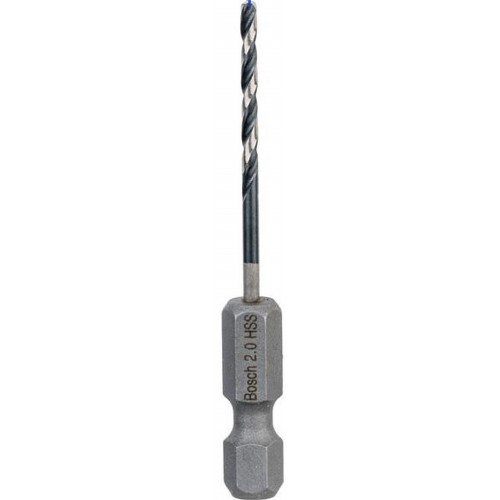 BOSCH Skrutkovitý vrták HSS so šesťhrannou stopkou 2,0 mm 2608577045