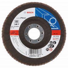 BOSCH Expert for Metal Lamelový brúsny kotúč X551, 125x22,23mm, 80, 2608606718