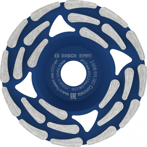 BOSCH Diamantová brúsna hlava EXPERT Concrete 125 × 22,23 × 5 mm 2608615282 BOSCH Diamantová brúsna hlava EXPERT Concrete 125 × 22,23 × 5 mm 2608615282