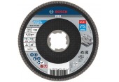 BOSCH Lamelový brúsny kotúč PRO X571, zalomený, 115 mm, G120, X-Lock 2608619200
