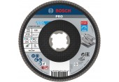 BOSCH Lamelový brúsny kotúč PRO X571, zalomený, 125 mm, G120, X-Lock 2608619204