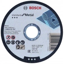 BOSCH Rezný kotúč Standard for Metal 115 mm 2608619767