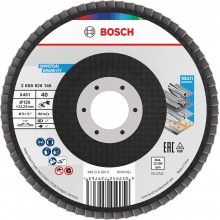 BOSCH Lamelový brúsny kotúč X451, 125 × 22,23 mm, G60, T27, 15x 2608626180