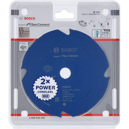 BOSCH Kotúč na vláknocement 165x20x1,8/1,2x4T 2608644555 BOSCH Kotúč na vláknocement 165x20x1,8/1,2x4T 2608644555