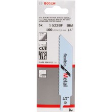 BOSCH List chvostovej píly S 522 BF Flexible for Metal 5ks 2608656011