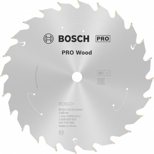 BOSCH Kotúč PRO Wood cordless na drevo 150x10x1,6/1,0x24T 2608837673
