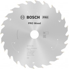 BOSCH Kotúč PRO Wood cordless 160x20/15,875x1,5/1,0x24T 2608837676