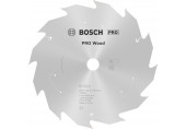 BOSCH Kotúč PRO Wood cordless na drevo 165x15,875x1,5/1,0x12T 2608837680