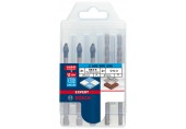 BOSCH 5-dielna zmiešaná sada vrtákov EXPERT HEX-9 HardCeramic 6 mm 2608900596