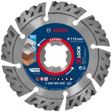 BOSCH Diamantový rezací kotúč EXPERT MultiMaterial X-LOCK 115  × 2,4 ×12 mm 2608900669