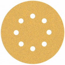 BOSCH Brúsny papier EXPERT C470 s 8 otvormi, 125 mm, zrnitosť 60, 5 ks 2608900804