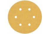 BOSCH Brúsny papier EXPERT C470 so 6 otvormi, 150 mm, zrnitosť 180, 5 ks 2608900818