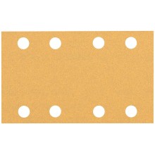 BOSCH Brúsny papier EXPERT C470 s 8 otvormi, 80 x 133 mm, zrnitosť 100, 10 ks 2608900880