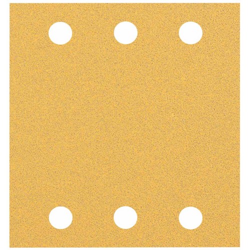 BOSCH Brúsny papier EXPERT C470 so 6 otvormi, 115 x 107 mm, zrnitosť 80, 10 ks 2608900892