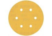 BOSCH Brúsny papier EXPERT C470 so 6 otvormi, 150 mm, zrnitosť 400, 50 ks 2608900925