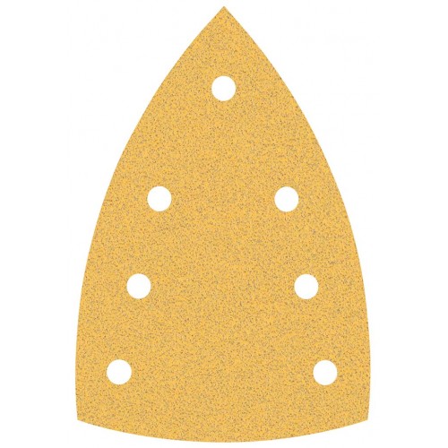 BOSCH Brúsny papier EXPERT C470 so 7 otvormi, 100 x 150 mm, zrnitosť 80, 10 ks 2608901116