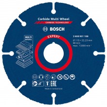 BOSCH Rezací kotúč EXPERT Carbide Multi Wheel, 115 mm, 22,23 mm 2608901188