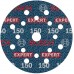 BOSCH Fóliový brúsny kotúč EXPERT O780, 125 mm, G150 2608902419