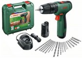 BOSCH EasyImpact 1200 Aku dvojrýchlostný kombinovaný skrutkovač (2x 1,5 Ah) 06039D3105