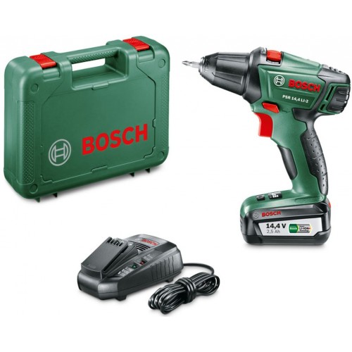 BOSCH PSR 14,4 LI-2 Akumulátorový vŕtací skrutkovač, 060397340N BOSCH PSR 14,4 LI-2 Akumulátorový vŕtací skrutkovač, 060397340N