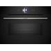 Bosch Séria 8 Kompaktná zabudovateľná rúra s mikrovlnami 60 x 45 cm čierna CMG7761B1