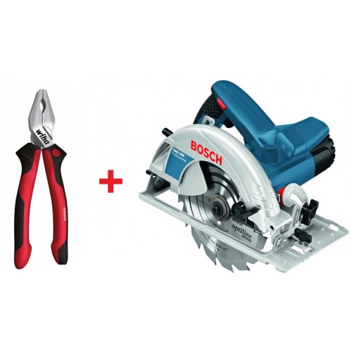 BOSCH GKS 190 Okružná píla + kombinované kliešte WIHA 0615990K33 BOSCH GKS 190 Okružná píla + kombinované kliešte WIHA 0615990K33