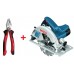 BOSCH GKS 190 Okružná píla + kombinované kliešte WIHA 0615990K33