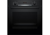 Bosch Séria 4 Zabudovateľná rúra s prídavnou parou 60 x 60 cm čierna HQA534BB3