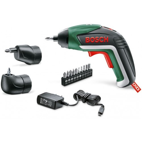 BOSCH IXO V Full Set - s uhlovým nástavcom a excentrickým nadstavcom 06039A8022