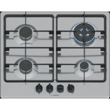 Bosch Serie 4 Plynová varná doska 60 cm Nerez PGH6B5K60
