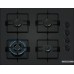 Bosch Séria 2 Plynová varná doska 60 cm tvrdené sklo, čierna POH6B6K30