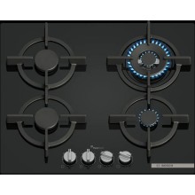 Bosch Serie 6 Plynová varná doska 60 cm Tvrdené sklo, čierna PPH6A6I10