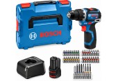 BOSCH GSB12V-32 PROFESSIONAL Aku příklepový šroubovák, 2x 12V/2,0Ah, L-BOXX 06019G9502