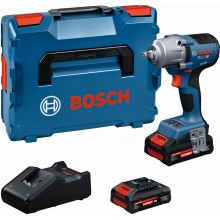BOSCH GDS18V-450H PROFESSIONAL Akumulátorový rázový utahovák, 2x4,0Ah, L-BOXX 06019K4202