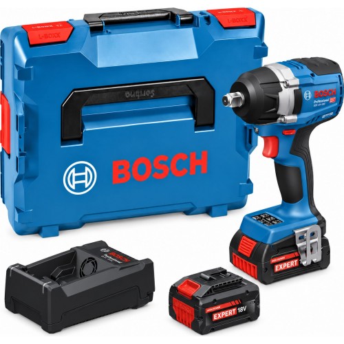 BOSCH GDS18V-750 PROFESSIONAL Akumulátorový rázový utahovák, 2x8,0Ah, L-BOXX 06019L9102 BOSCH GDS18V-750 PROFESSIONAL Akumulátorový rázový utahovák, 2x8,0Ah, L-BOXX 06019L9102