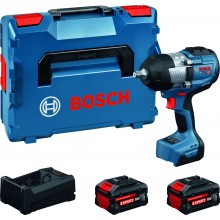 BOSCH GDS18V-1400 PROFESSIONAL Akumulátorový rázový utahovák, 2x8,0Ah, L-BOXX 06019R5003