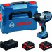 BOSCH GDS18V-1400 PROFESSIONAL Akumulátorový rázový utahovák, 2x8,0Ah, L-BOXX 06019R5003