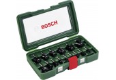 BOSCH 15dielna sada fréz TC (8mm stopka) 2607019469